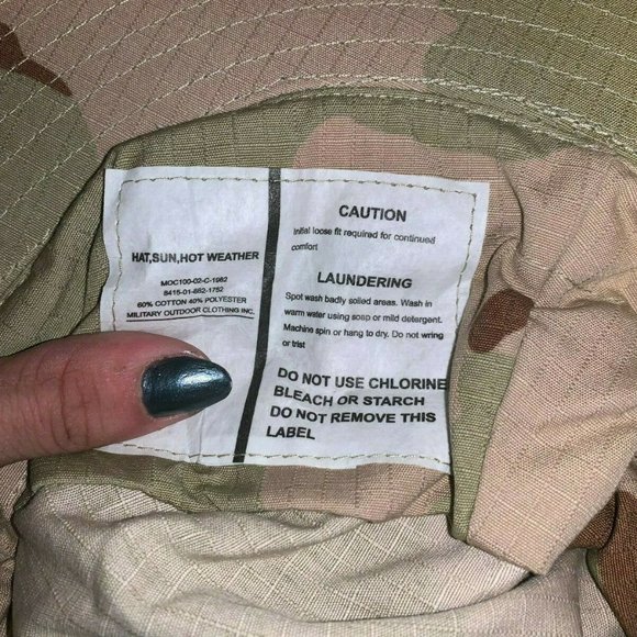 DCU MILITARY VENTED DCU DESERT CAMOUFLAGE SUN WIDE BRIM BOONIE HAT - Picture 11 of 12